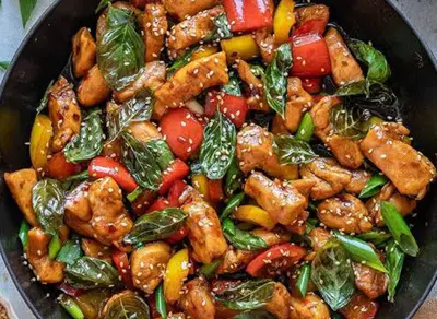 Chicken Basil Leaf